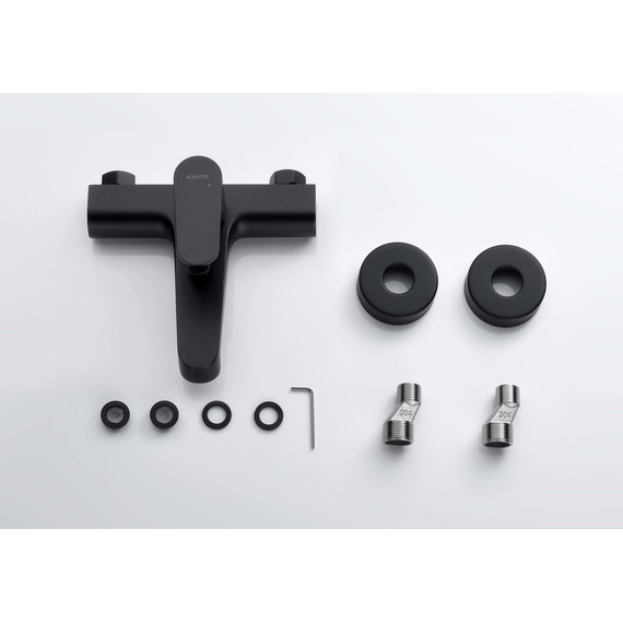 Смеситель для ванны Aquatek Оберон AQ1240MB, чёрный матовый, Цвет производителя: чёрный матовый - фото 7