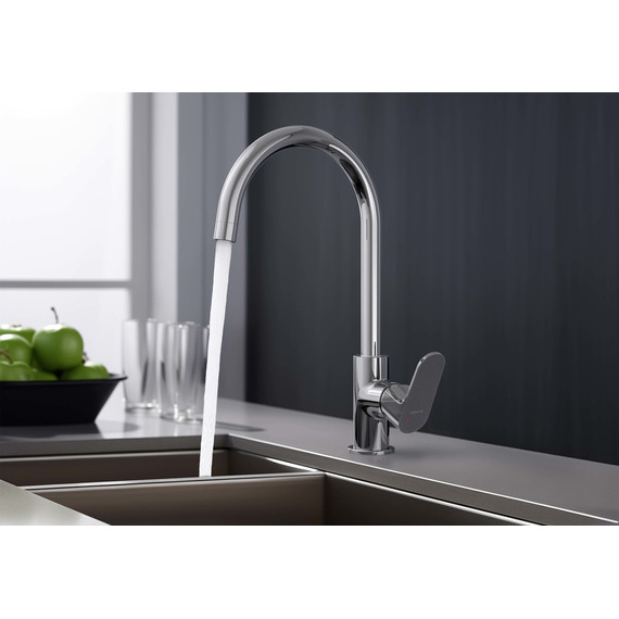 Смеситель для кухни Aquatek Оберон AQ1282CR, Цвет производителя: хром - фото 4