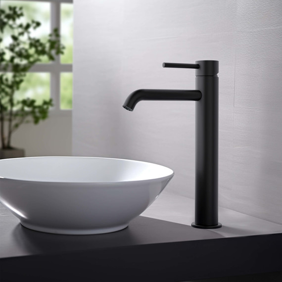 Смеситель для раковины высокий Aquatek Европа AQ1304MB, чёрный матовый, Цвет производителя: чёрный матовый - фото 6