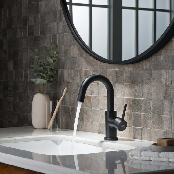 Смеситель для раковины Aquatek Европа AQ1307MB, чёрный матовый, Цвет производителя: чёрный матовый - фото 5