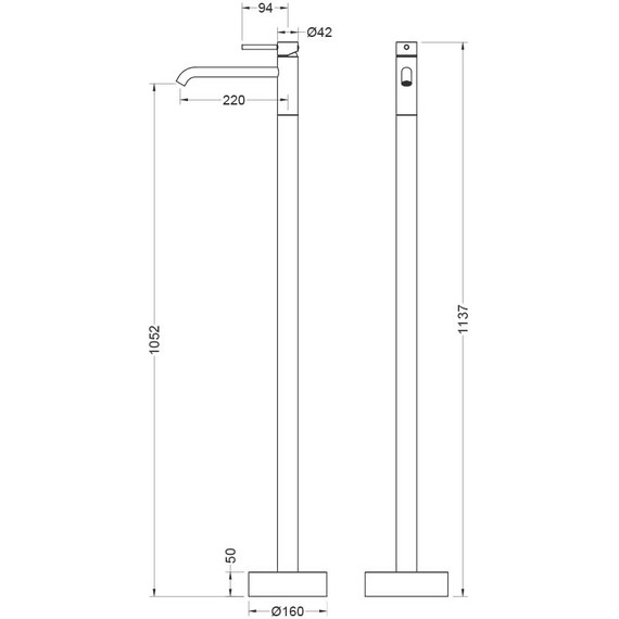 Смеситель для раковины Aquatek Европа AQ1309MB, чёрный матовый, Цвет производителя: чёрный матовый - фото 2