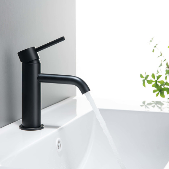 Смеситель для раковины Aquatek Европа AQ1310MB, чёрный матовый, Цвет производителя: чёрный матовый - фото 3