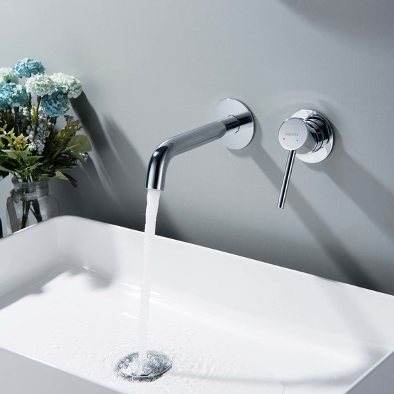 Смеситель для раковины настенный Aquatek Европа AQ1313CR, Цвет производителя: хром - фото 5