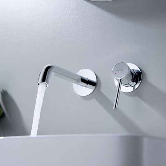 Смеситель для раковины настенный Aquatek Европа AQ1313CR, Цвет производителя: хром - фото 10