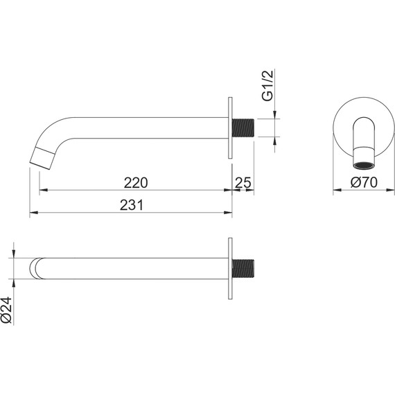 Излив для ванны Aquatek Европа AQ1341CR - фото 4