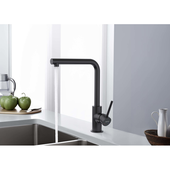 Смеситель для кухни Aquatek Европа AQ1380MB, чёрный матовый, Цвет производителя: чёрный матовый - фото 3