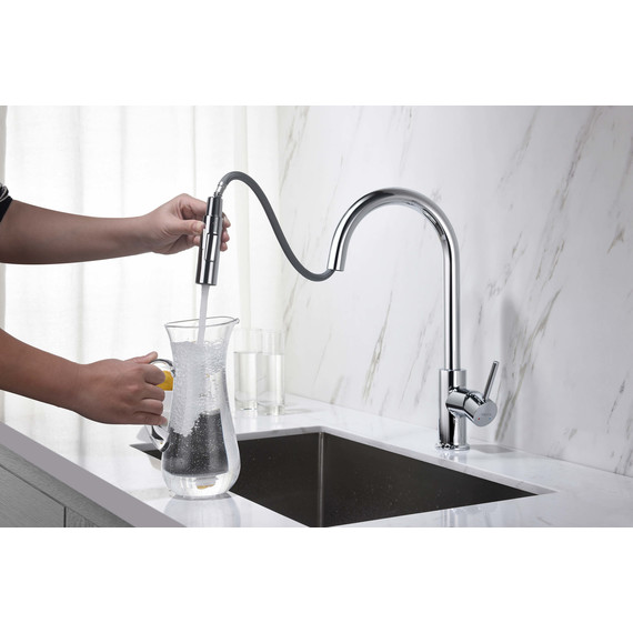 Смеситель для кухни Aquatek Европа AQ1384CR, Цвет производителя: хром - фото 7