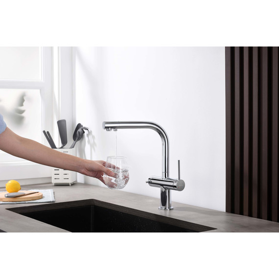 Смеситель для кухни Aquatek Европа AQ1385CR, Цвет производителя: хром - фото 4