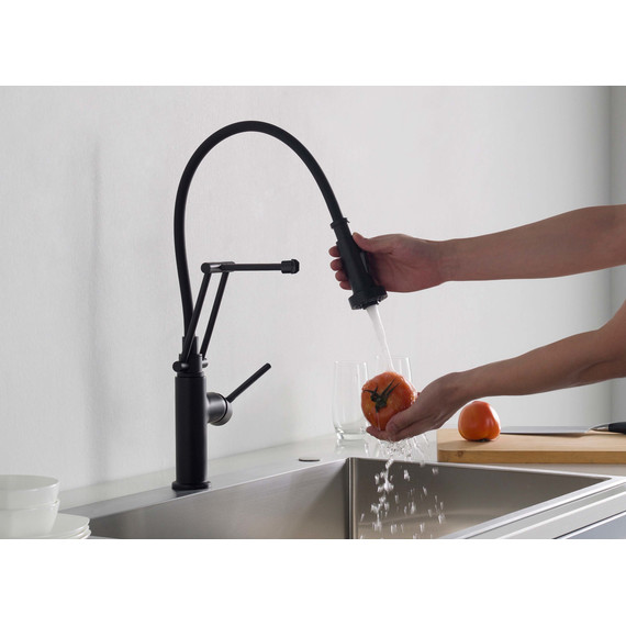 Смеситель для кухни Aquatek Европа AQ1388MB, чёрный матовый, Цвет производителя: чёрный матовый - фото 5