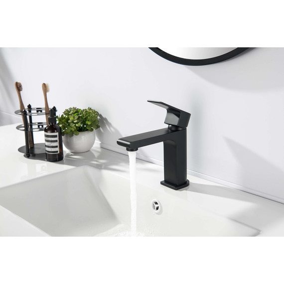 Смеситель для раковины Aquatek Лира AQ1410MB, чёрный матовый, Цвет производителя: чёрный матовый - фото 2