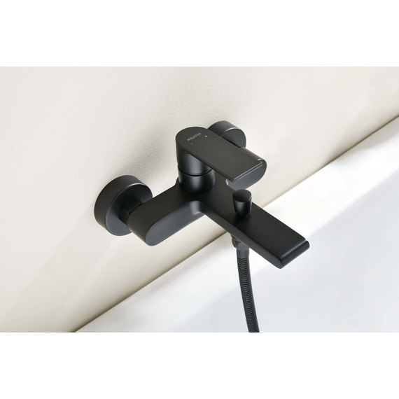 Смеситель для ванны Aquatek Лира AQ1440MB, чёрный матовый, Цвет производителя: чёрный матовый - фото 2