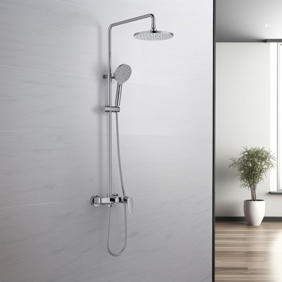 Душевая стойка Aquatek Бетта AQ2140CR, Цвет производителя: хром - фото 2