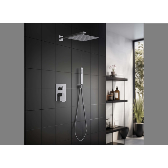 Душевая система для душа Aquatek Лира AQ1472CR (со скрытой частью), Цвет производителя: хром - фото 4