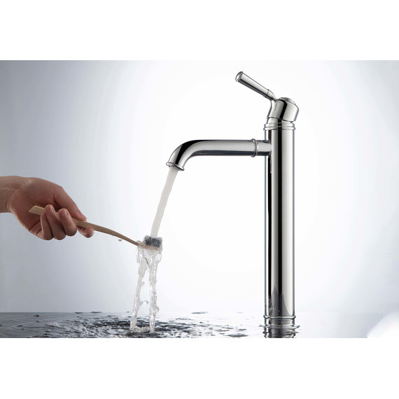 Смеситель для раковины высокий Aquatek Классик AQ1504CR, Цвет производителя: хром - фото 2