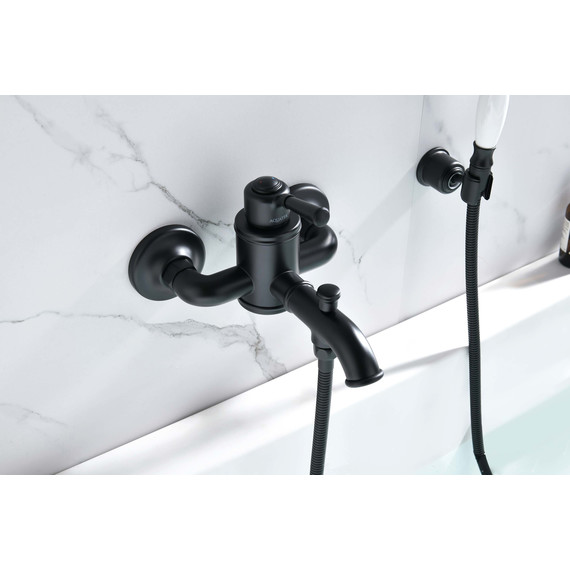Смеситель для ванны Aquatek Классик AQ1549MB, чёрный матовый, Цвет производителя: чёрный матовый - фото 7