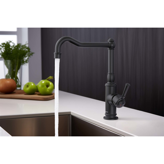 Смеситель для кухни Aquatek Классик AQ1580MB, чёрный матовый, Цвет производителя: чёрный матовый - фото 5