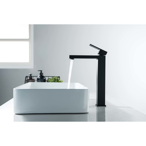 Смеситель для раковины высокий Aquatek Либра AQ1604MB, чёрный матовый, Цвет производителя: чёрный матовый - фото 2