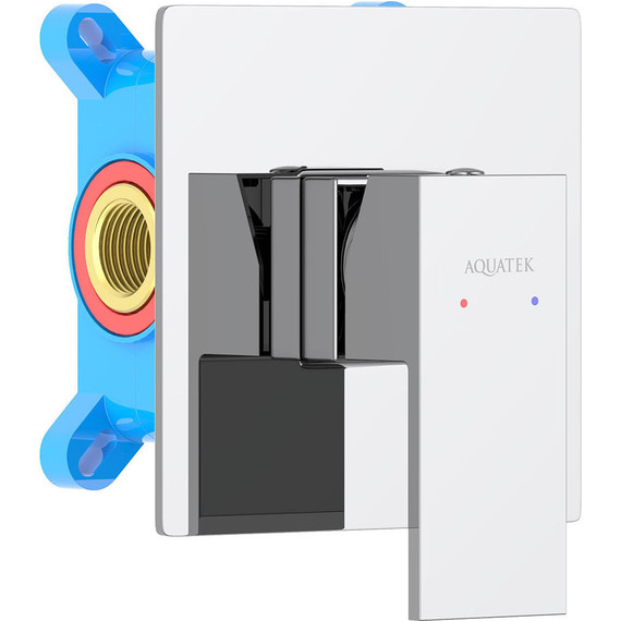 Смеситель для душа Aquatek Либра AQ1666CR (со скрытой частью), Цвет производителя: хром - фото 2