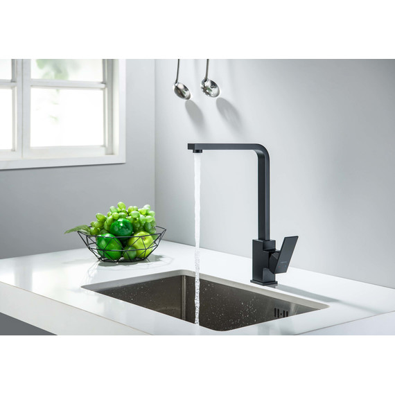 Смеситель для кухни Aquatek Либра AQ1680MB, чёрный матовый, Цвет производителя: чёрный матовый - фото 8