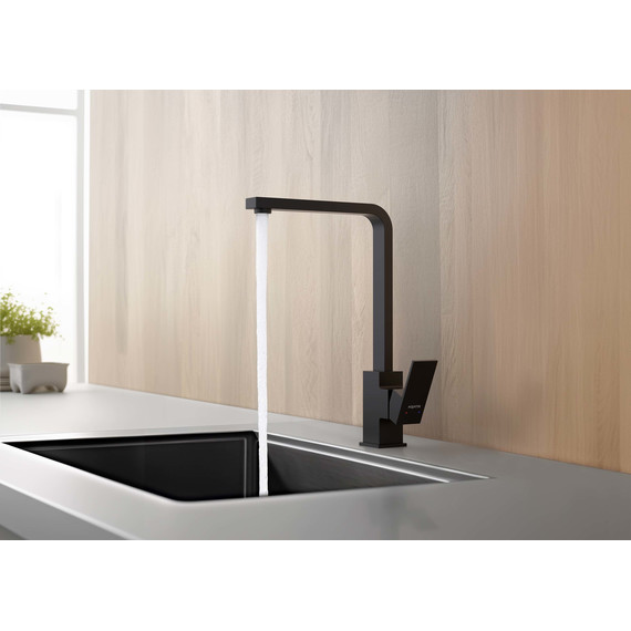 Смеситель для кухни Aquatek Либра AQ1680MB, чёрный матовый, Цвет производителя: чёрный матовый - фото 4