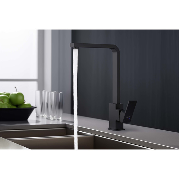 Смеситель для кухни Aquatek Либра AQ1680MB, чёрный матовый, Цвет производителя: чёрный матовый - фото 6