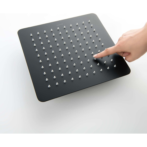 Верхний душ Aquatek 250x250 мм AQ2072MB, чёрный матовый - фото 2