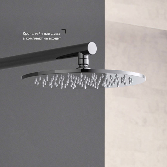 Верхний душ Aquatek 250x250 мм AQ2077CR - фото 4