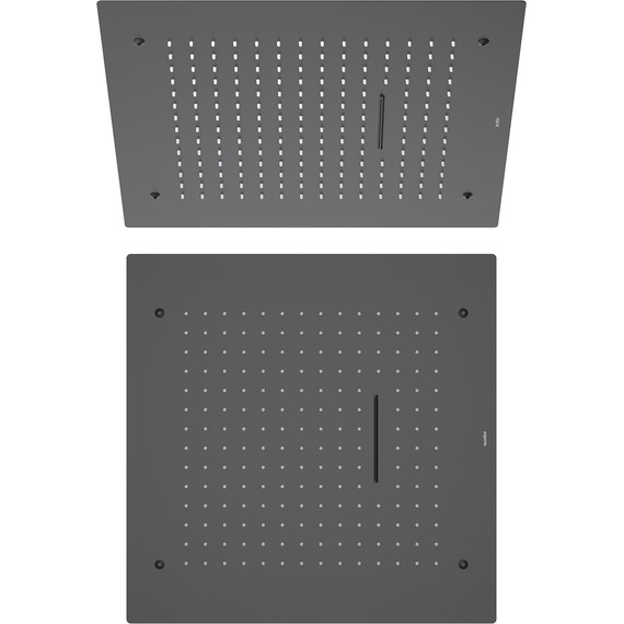 Верхний душ Aquatek 500x500 мм AQ2082MB, чёрный матовый - фото 2