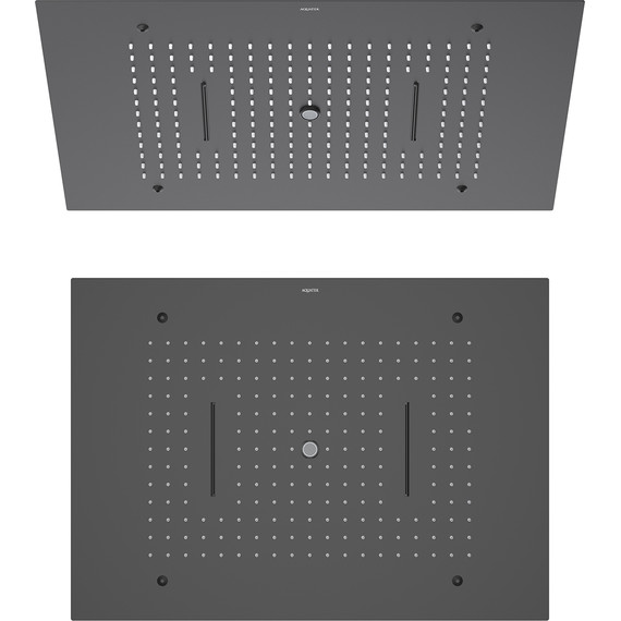 Верхний душ Aquatek 600x430 мм AQ2083MB, чёрный матовый - фото 2