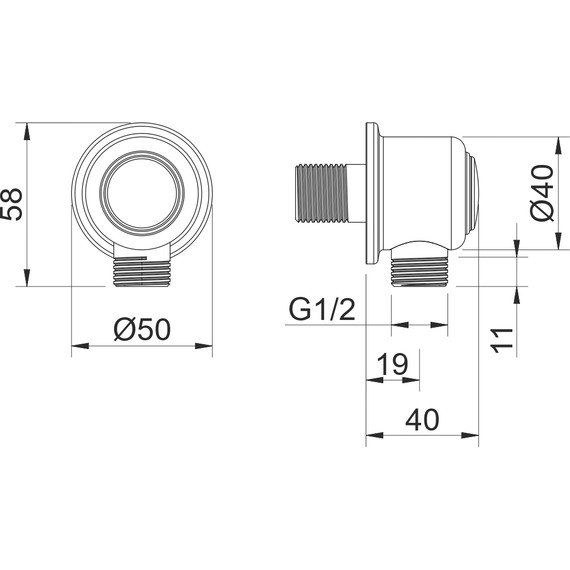 Шланговое подсоединение Aquatek Классик AQ2461CR - фото 4