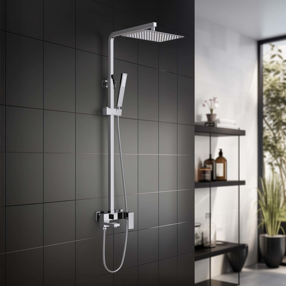 Душевая стойка Aquatek Либра AQ2640CR, Цвет производителя: хром - фото 4