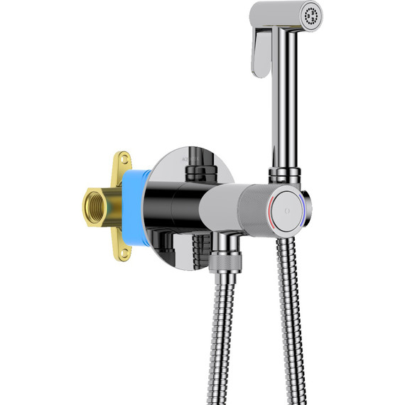 Набор для гигиенического душа Aquatek Бетта AQ1023CR (со скрытой частью) - фото 3