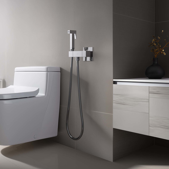 Набор для гигиенического душа Aquatek Либра AQ1028CR (со скрытой частью) - фото 4