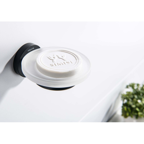 Мыльница Aquatek Европа AQ4103MB, цвет чёрный матовый - фото 6