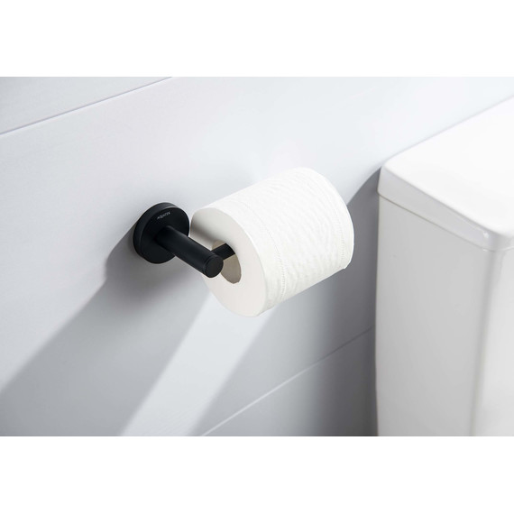 Держатель для туалетной бумаги Aquatek Европа AQ4108MB, цвет чёрный матовый - фото 5