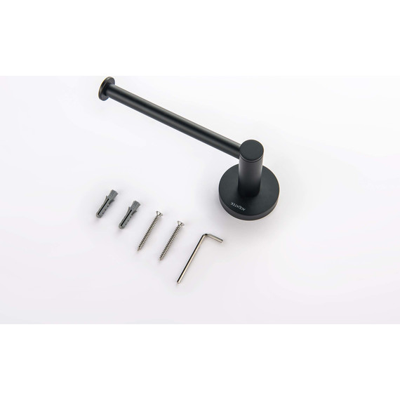 Держатель для туалетной бумаги Aquatek Европа AQ4108MB, цвет чёрный матовый - фото 2