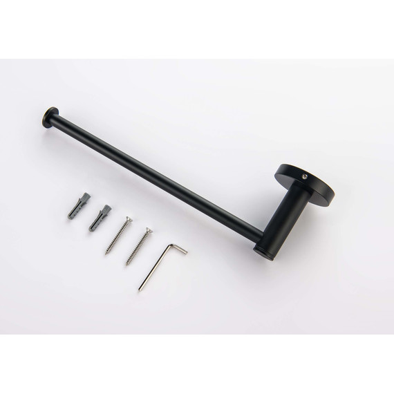 Полотенцедержатель Aquatek Европа AQ4119MB, цвет чёрный матовый - фото 2