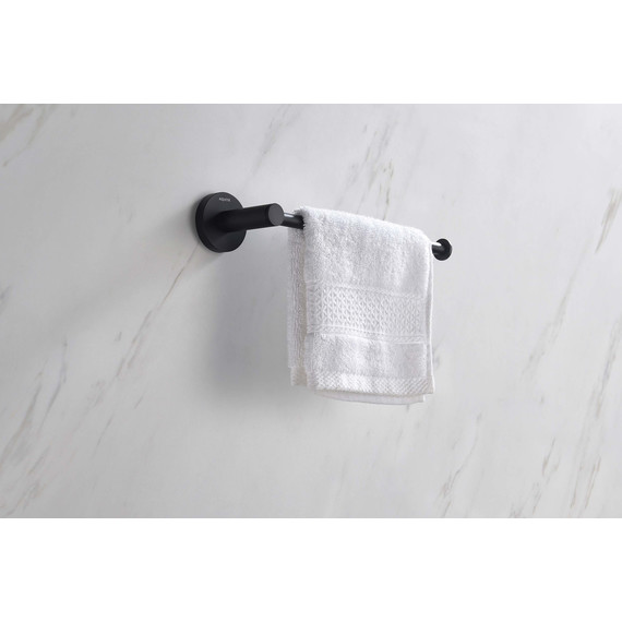 Полотенцедержатель Aquatek Европа AQ4119MB, цвет чёрный матовый - фото 7