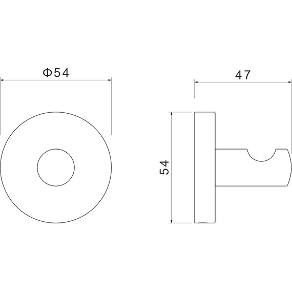 Крючок Aquatek Оберон AQ4201MB, цвет чёрный матовый - фото 7