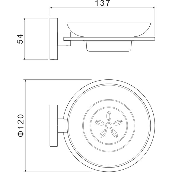 Мыльница Aquatek Оберон AQ4203CR - фото 7