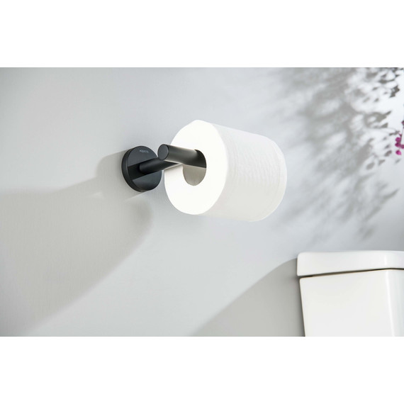 Держатель для туалетной бумаги Aquatek Оберон AQ4208MB, цвет чёрный матовый - фото 4