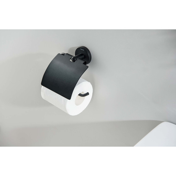 Держатель для туалетной бумаги Aquatek Оберон AQ4209MB, цвет чёрный матовый - фото 4