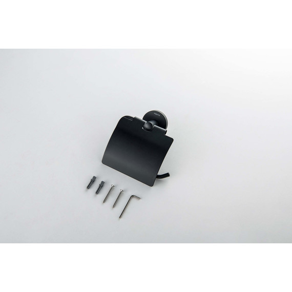 Держатель для туалетной бумаги Aquatek Оберон AQ4209MB, цвет чёрный матовый - фото 5