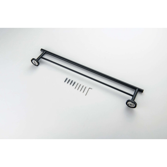 Полотенцедержатель Aquatek Оберон AQ4230MB, цвет чёрный матовый - фото 6