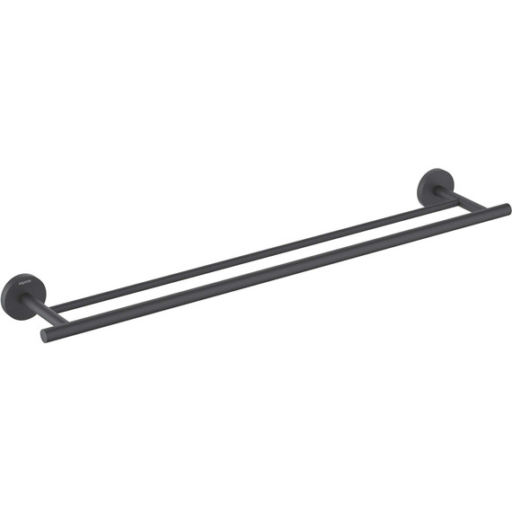 Полотенцедержатель Aquatek Оберон AQ4230MB, цвет чёрный матовый - фото 2