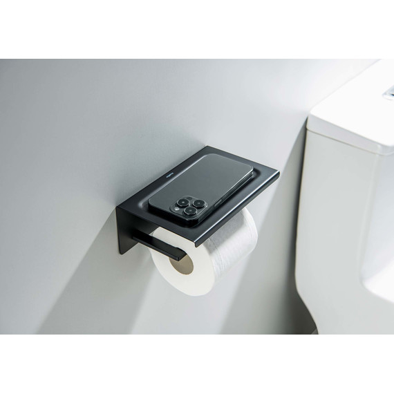 Держатель для туалетной бумаги Aquatek Либра AQ4309MB, цвет чёрный матовый - фото 5