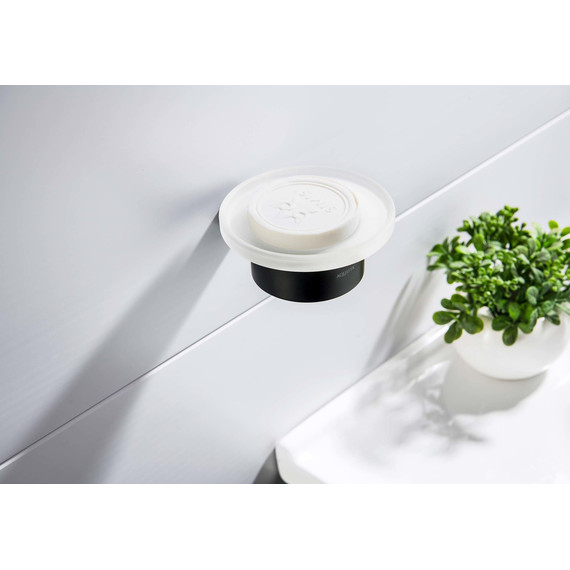 Мыльница Aquatek Лира AQ4403MB, цвет чёрный матовый - фото 5