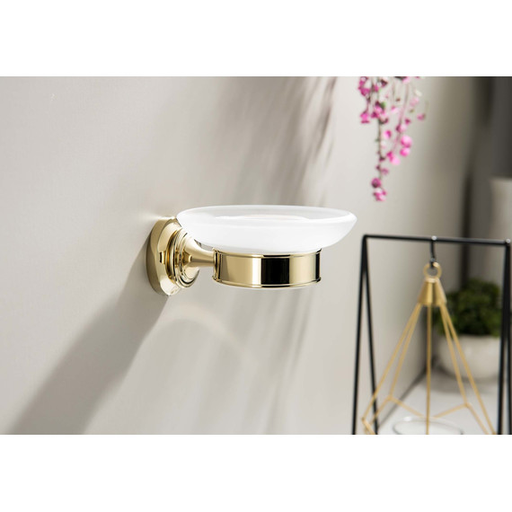 Мыльница Aquatek Классик AQ4503PG, цвет золото - фото 4