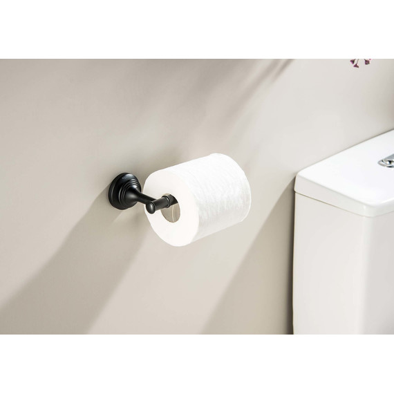 Держатель для туалетной бумаги Aquatek Классик AQ4508MB, цвет чёрный матовый - фото 5