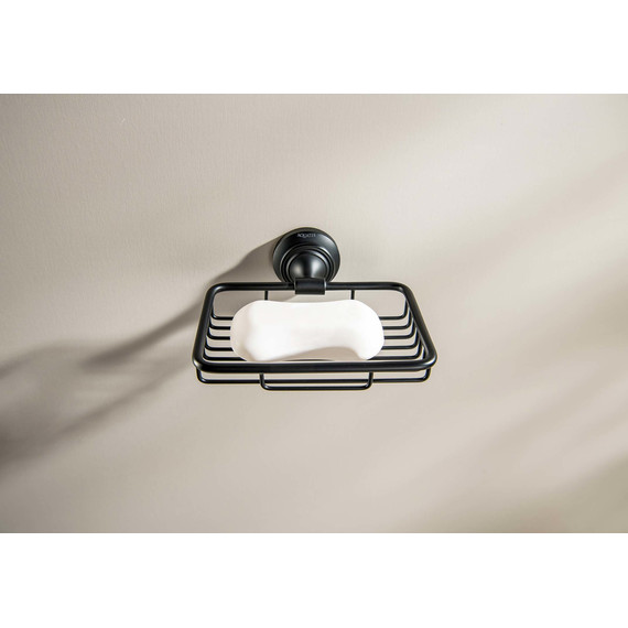 Мыльница Aquatek Классик AQ4533MB, цвет чёрный матовый - фото 3